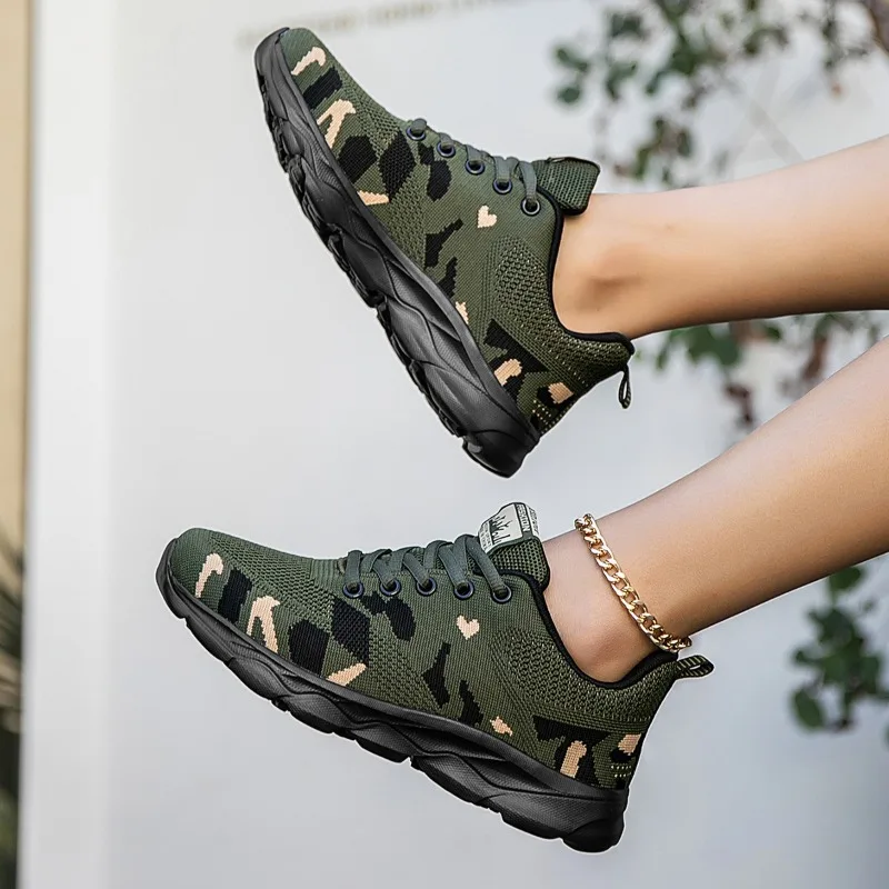 

YRZL Fashion Women Shoes Lightweight Comfortable Mesh Sneakers Anti Slip Athletic Flat Shoes Running Women Sports Shoes Sneakers