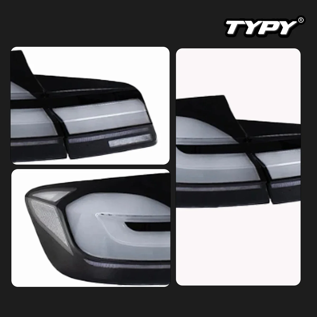 TYPY Car Tail Lights For BMW 5 Series F10 F18 2011-2017 525li 530li LED Car Tail Lamps Daytime Running Lights Car Accessories