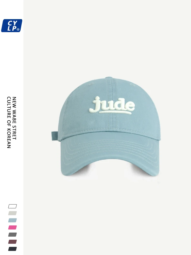 

Hat female soft top baseball cap spring and summer simple face small cap man