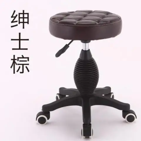 

Liftable and rotatable beauty stool, special barber shop chair for beauty salon, nail art chair round