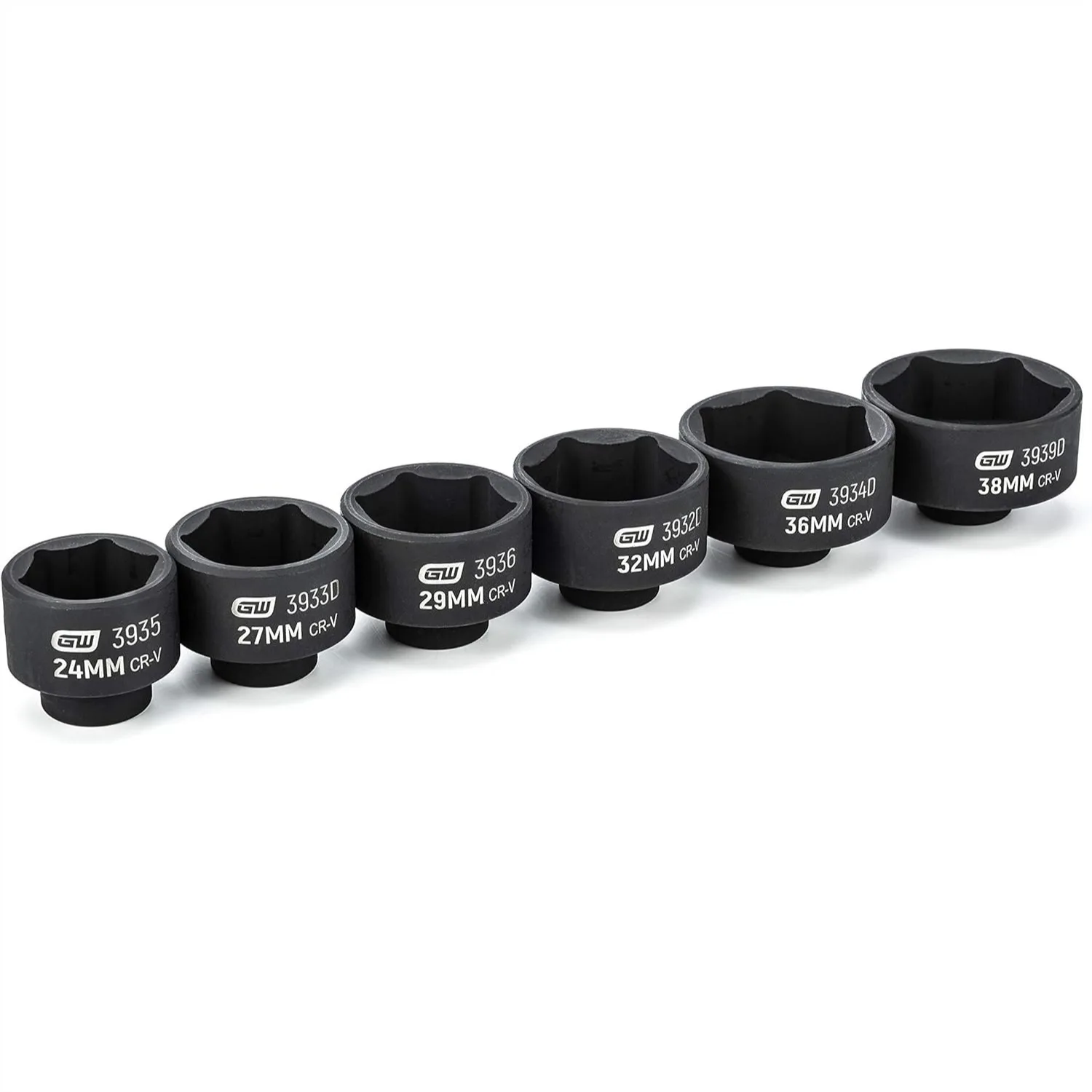 

6 Pc. Oil Canister Socket Set, Service Kit for Fast Oil Changes, Black Oxide Coating, 41890