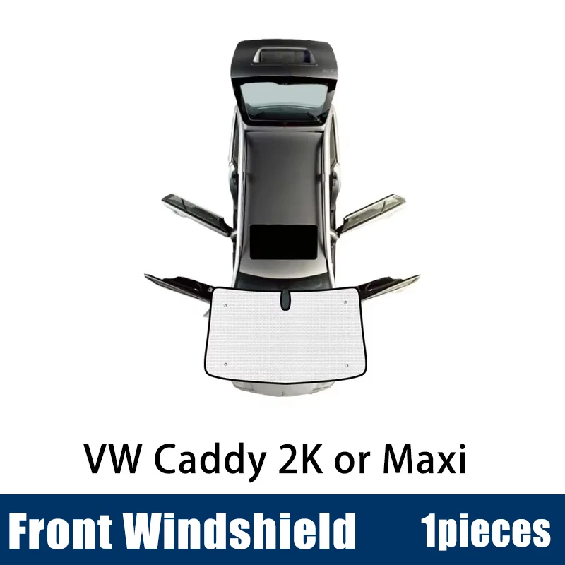 Voor VW Caddy 2K Accessoires Volkswagen Maxi MK3 2004 ~ 2019 Autoruit Zonnescherm Anti-Uv Vizier Blind covers Camper Interieur Onderdelen