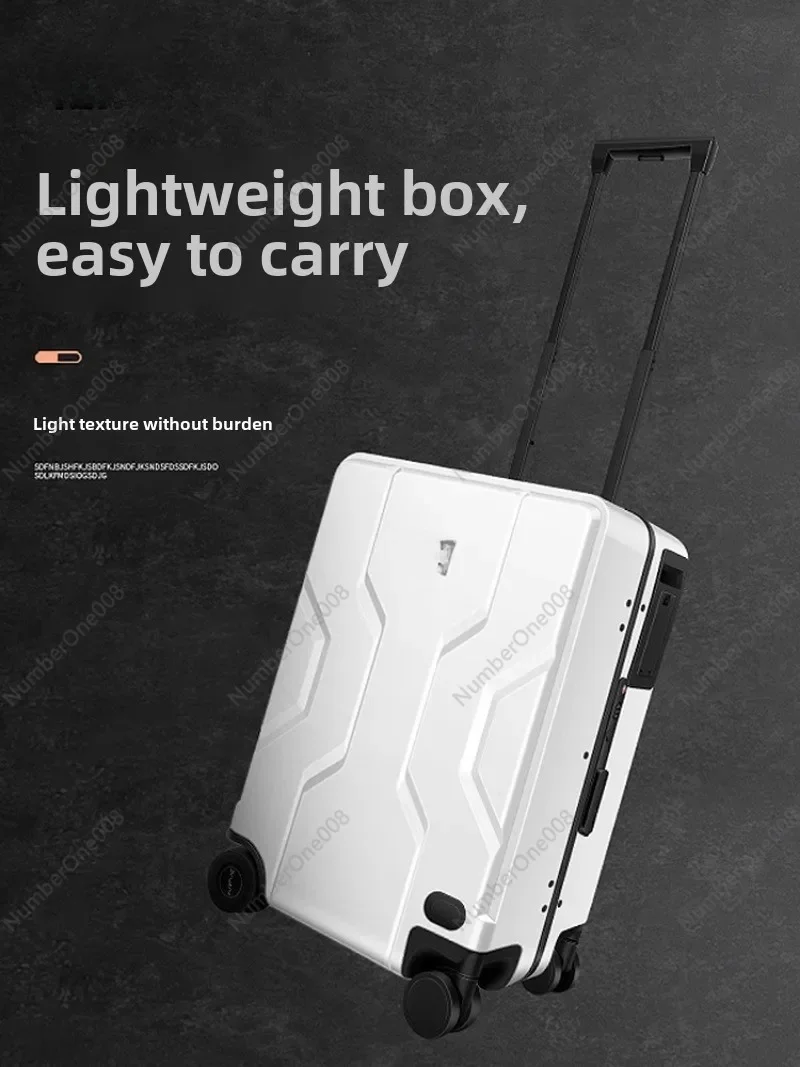 Intelligent Automatic Follow Suitcase Electric Cycling Suitcase Trolley Case Password Boarding Case