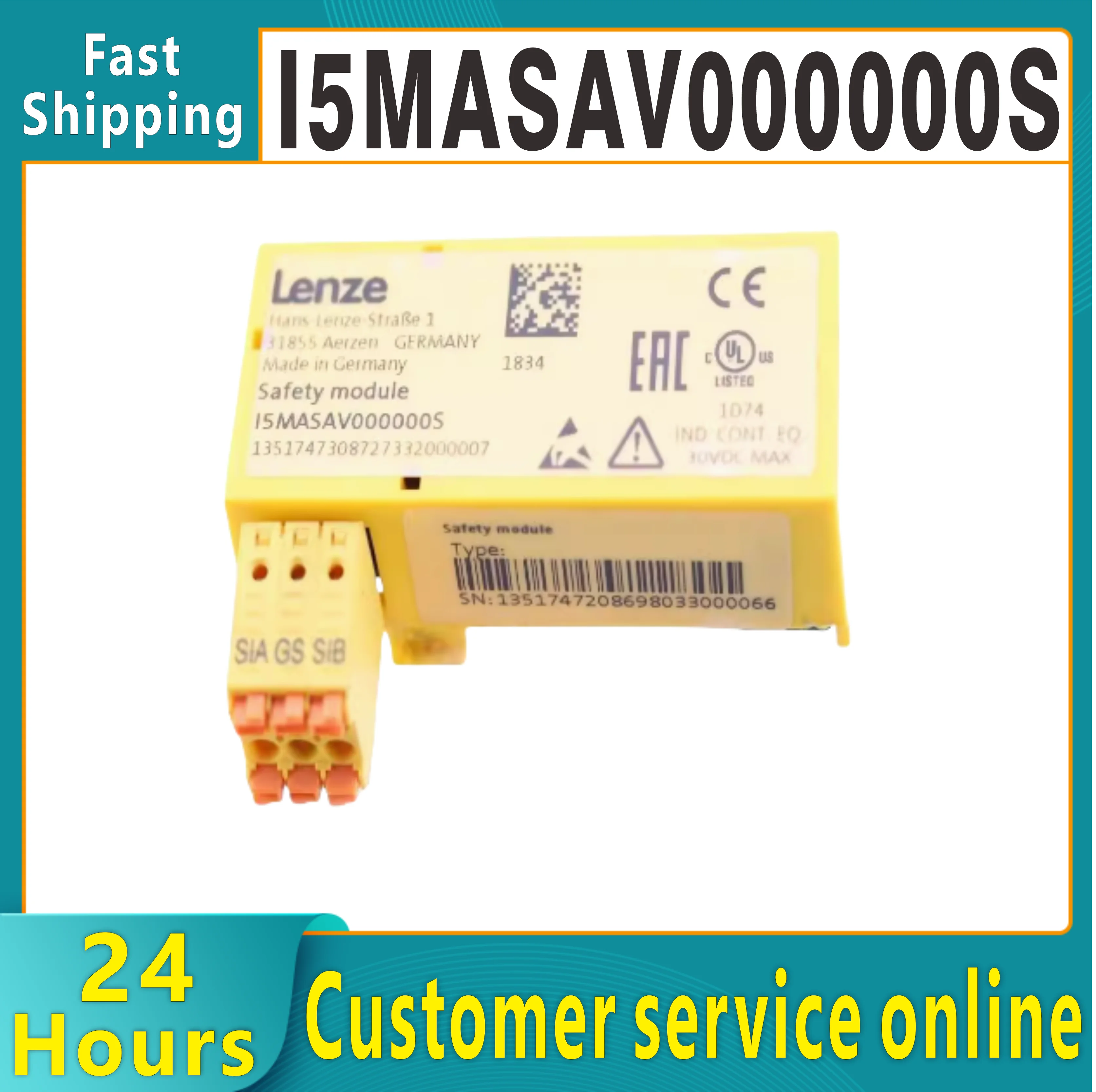 

Original frequency converter safety module i550 series I5MASAV0000000S
