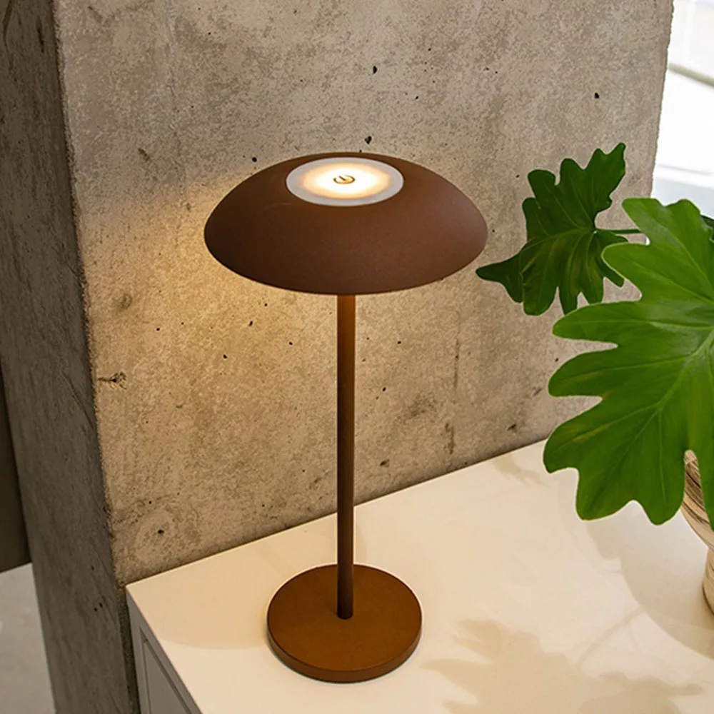 

LED Alloy Table Lamp Touch Sensor Night Light USB-C Charging Portable Bedroom Wireless Reading Desk Lamp Restaurant Hotel Bar