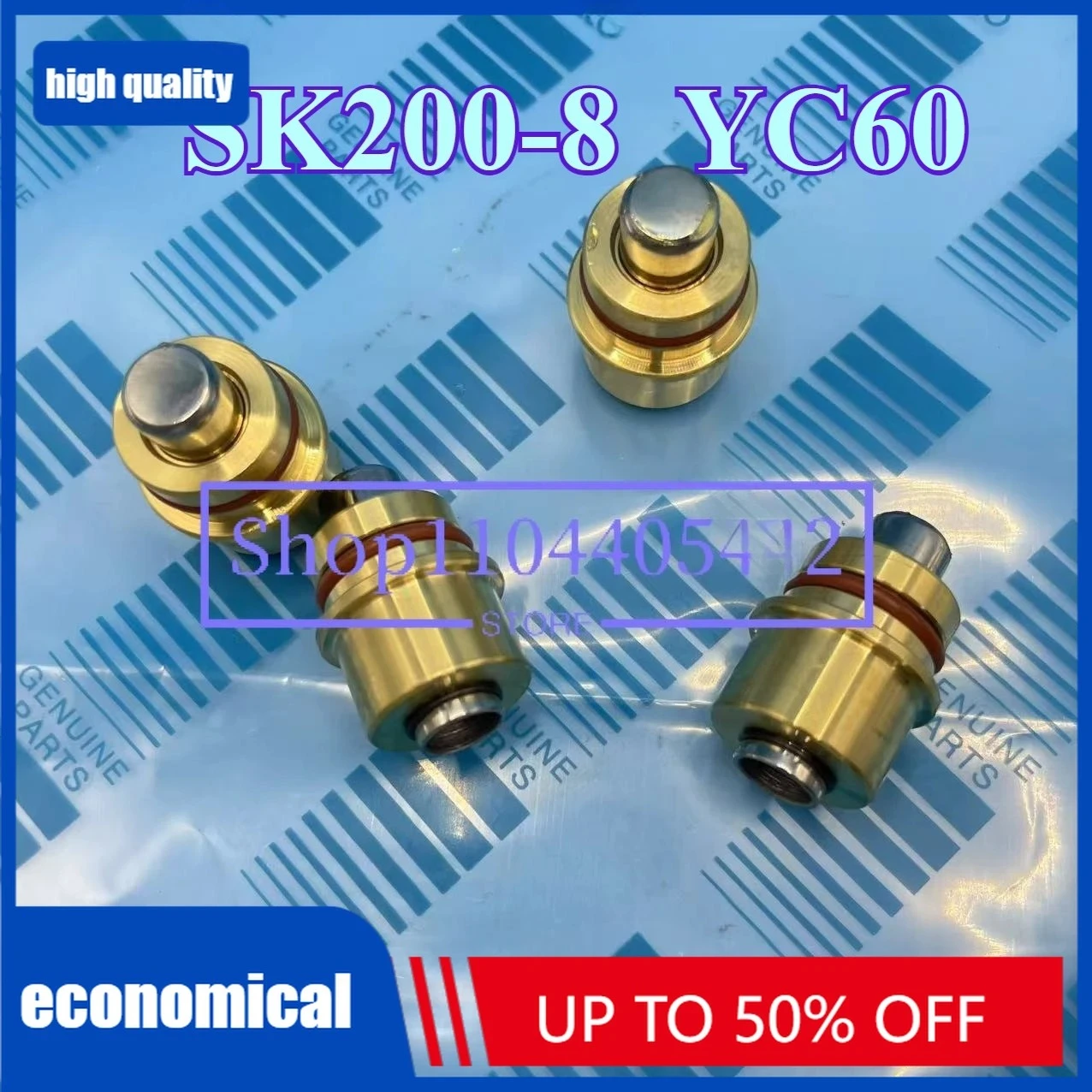 Foot Valve Positioning Pin Walking Bullet For SK200-8 YC60 Oil Seal Excavator Parts