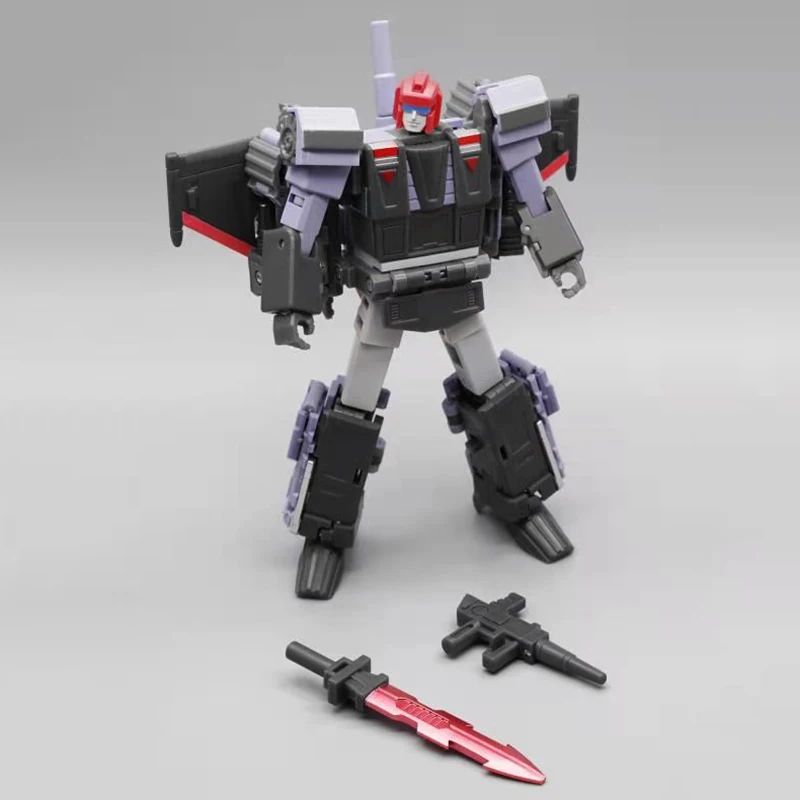 MFT Transformation MS28A MS-28A Blitzwing Triple Changers Shadow Black Baron Dark Version G1 Action Figure Robot Toys