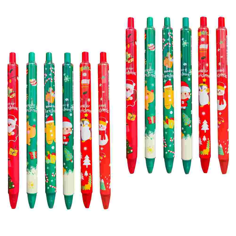 

12 Pcs Japanese Pen Christmas Gel Bulk Office Stationary Adorable for Kids Creative Child