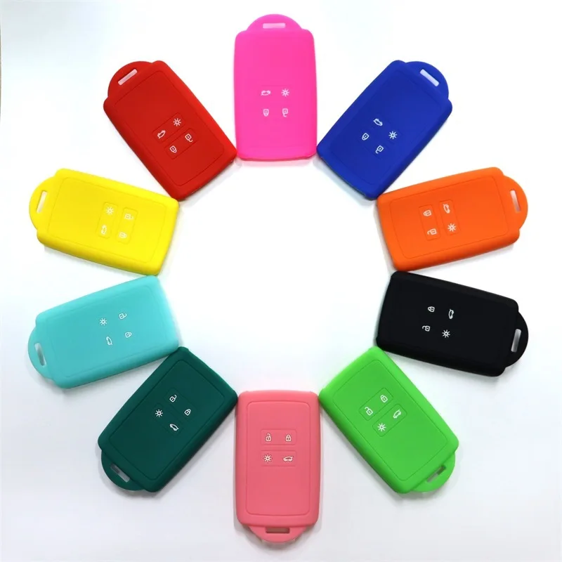 

Silicone key cover is suitable for Renault Koleoko dust collector Leijia Corabine Cabin Espace key silicone protective cover bag