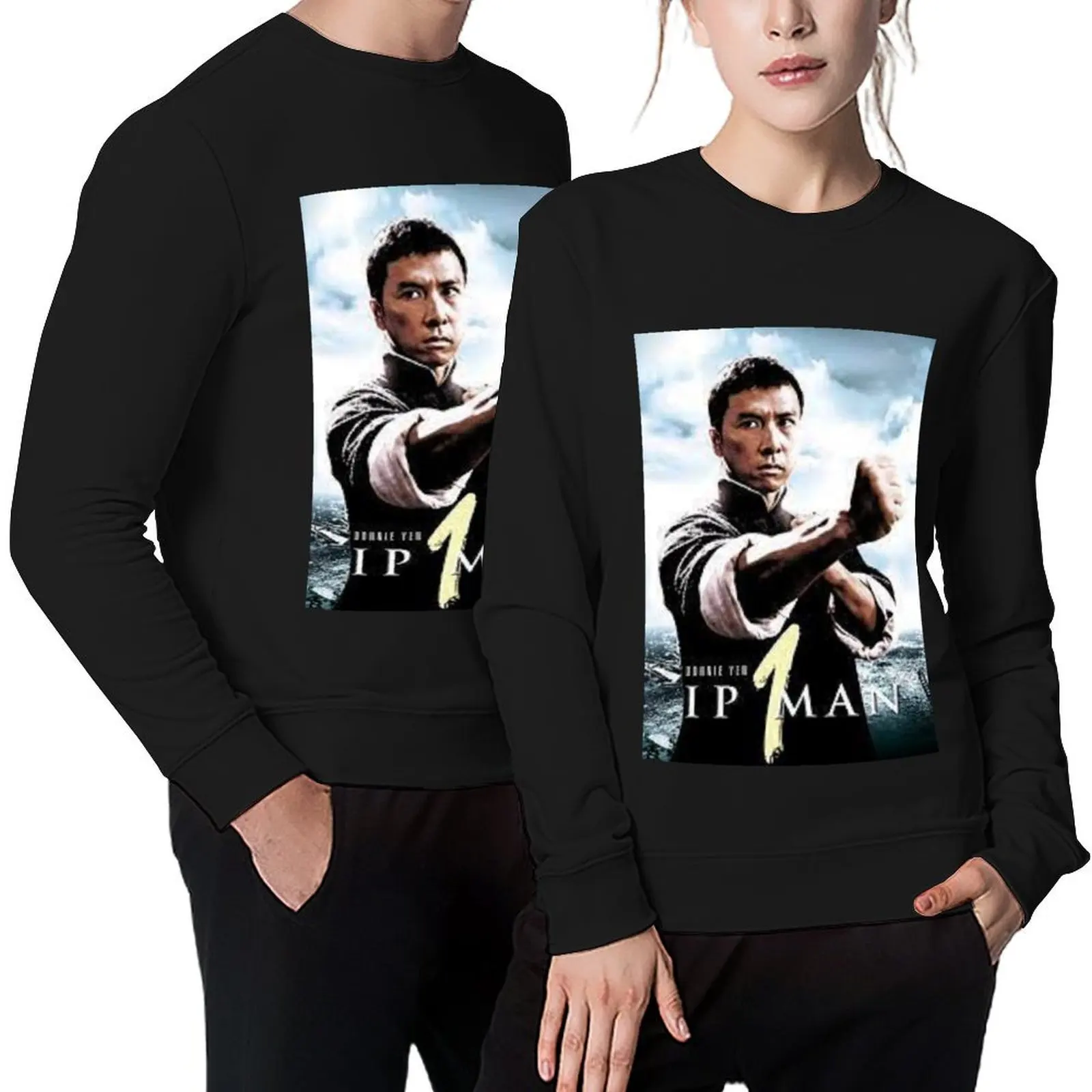 

donnie yen Pullover mens clothing men's sweat-shirt male clothes winter clothes new sweatshirt