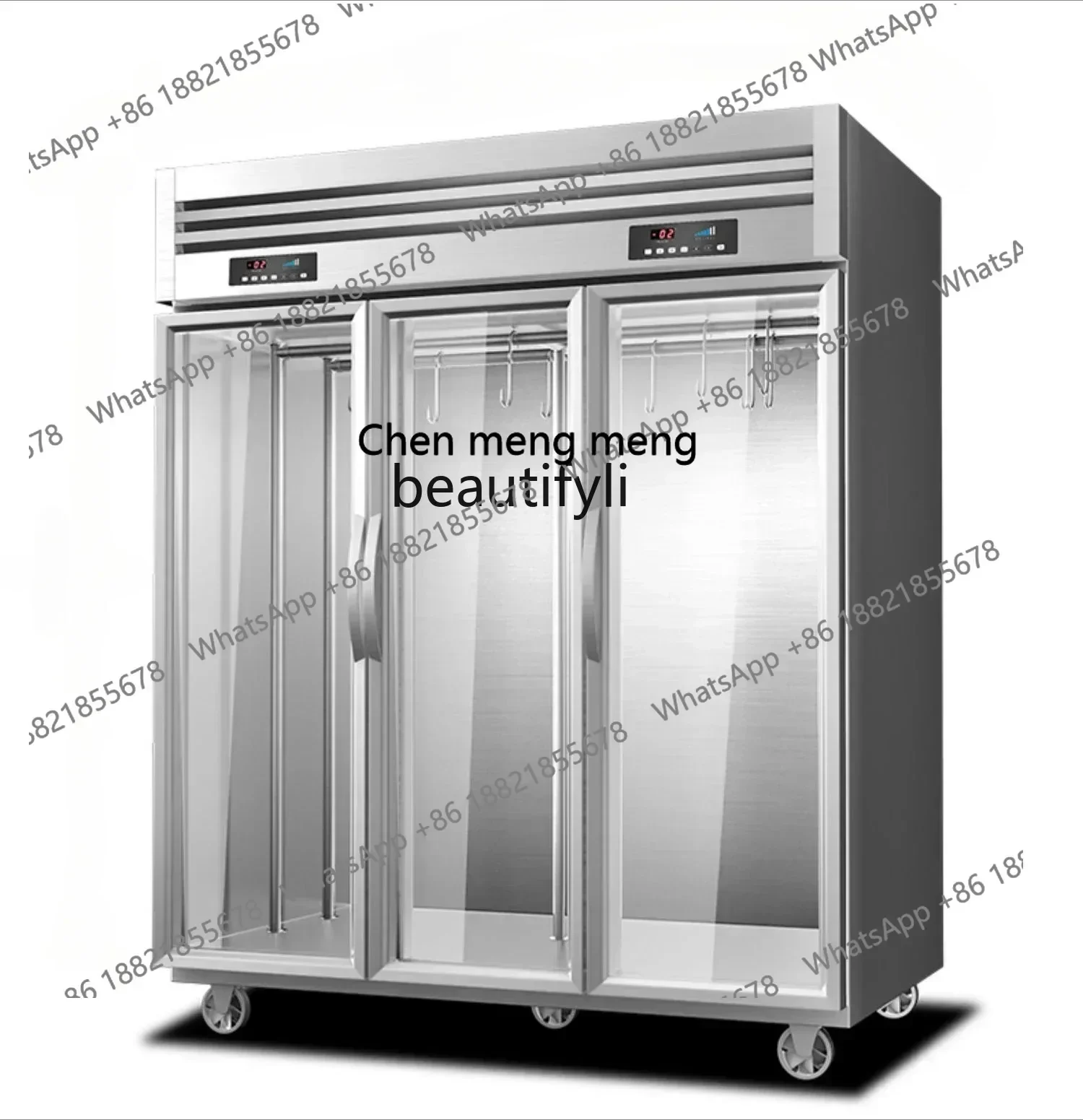ss 8617  Commercial refrigerated fresh meat cabinet hanging pig cabinet pork beef and mutton fresh-keeping display freezer