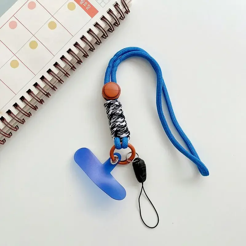 Universal Braided Mobile Phone Lanyard Strap Hanging Chain Ring Cord with Patch Wrist Strap for Cell Phone Case Rope Keychain image 6