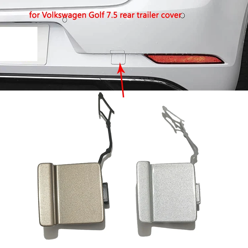 Für VW Golf 7.5 2018-2020 Auto-Zubehör Hintere Stoßstange Abschleppösen-Abdeckung Abschlepploch-Kappe Anhängerkupplungs-Abdeckung 5GG 807 441B