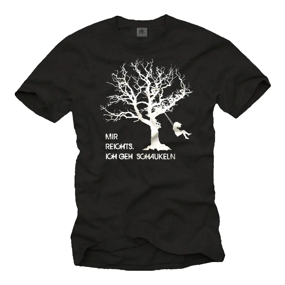 Футболка с забавным слоганом в немецком стиле с надписью «У меня есть достаточно» Am Rocking Black S Xxxxxl Футболка с забавным слоганом в немецком стиле с надписью «У меня есть достаточно» Am Rocking Black S Xxxxxl