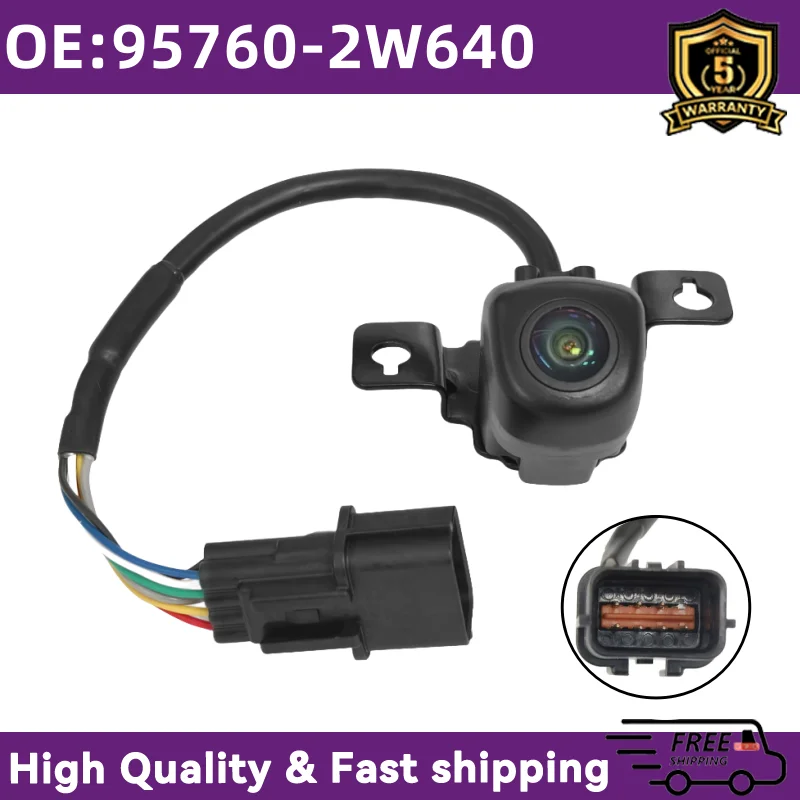 

95760-2W640 95760-2W641 Автомобильная HD-камера заднего вида для Hyundai Santa Fe 2016 2017 2018, камера для помощи при парковке и движении задним ходом