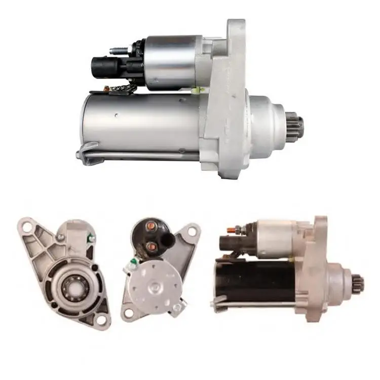 ss-F11 Original Car Starter Assembly OE 02T911023S, 12 Volt 1.1kW 10 Teeth, Replacement for Volkswagen Audi Skoda Seat 1.4L 1.6L