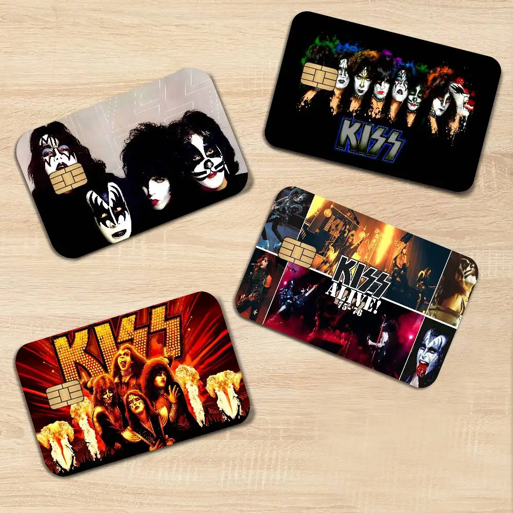 K_Kiss Band Game Anime Sticker Film Skin Cover Case for Small Large No Chip Debit Credit Card Front Side
