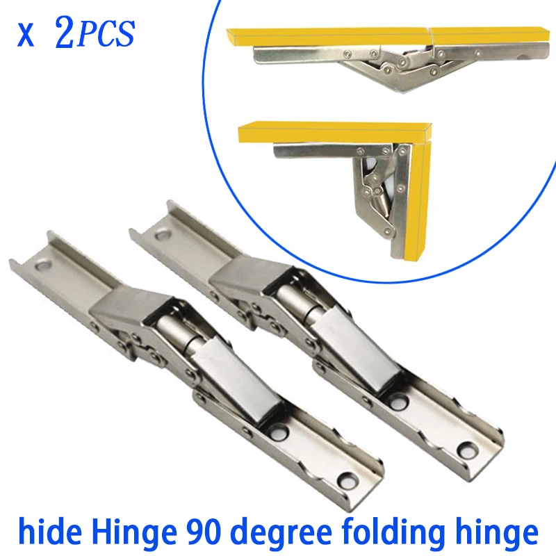 Traceless tafelblad vouwdeurscharnier driehoek opvouwbaar Hoekbeugel zware beugel verstelbare aan de muur hangende verbindingsplaat