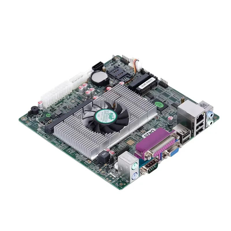 BOLRZO 2026 ELSKY Cheap ATOM D425E/D525E Mini Itx main board D425/D525 Central Processor ICH8 Chipset DDR3 Max 4g RAM