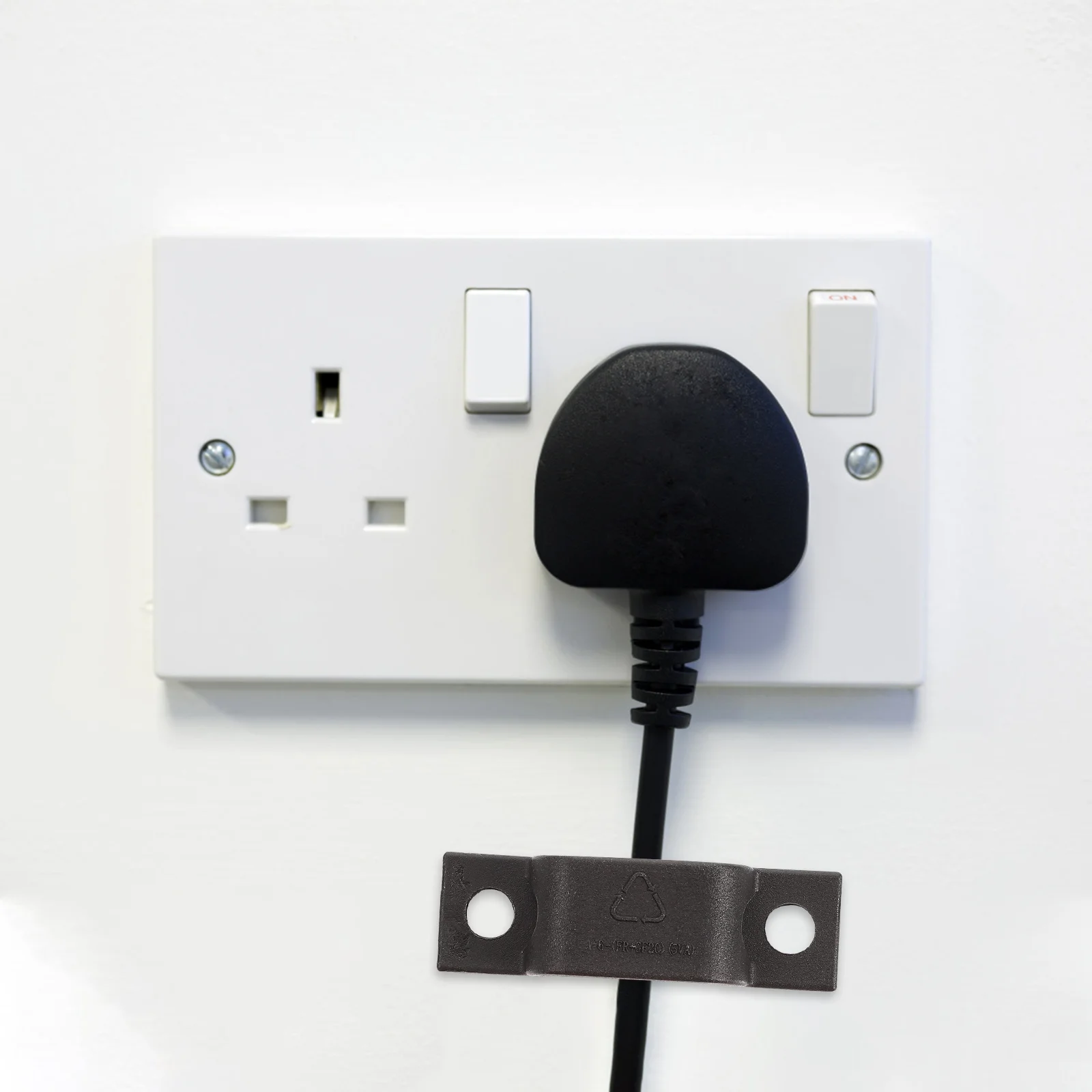 

20Pcs Cable Clamps Nylon Wire Clips Arch Shape Lightweight Cord Holder Organize USB Ethernet Speaker Wire Management