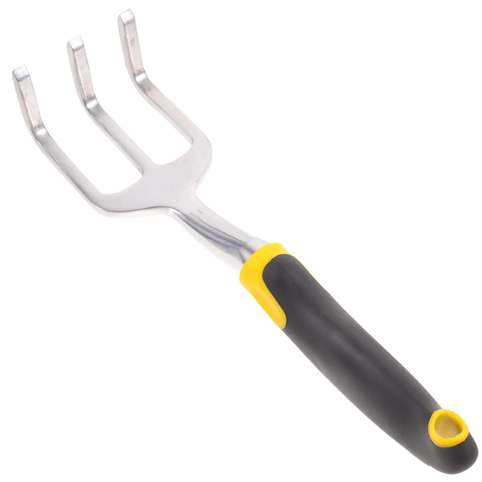 

Sturdy Handheld Cultivator Garden Rake Lightweight Practical for Weeding Soil Loosening Leaf Scooper Durable Stainless Steel