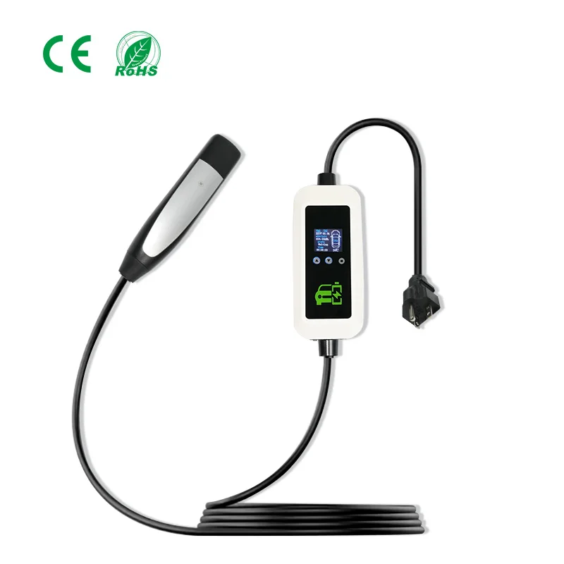 Hot Sale 16A 3.5kW Portable Tesla Electric Vehicle Charger With Indicator Lights - Compatible With All Tesla Models