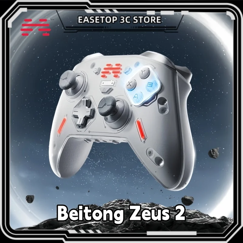 Beitong Zeus 2 Game Controller Wireless Hall Trigger 6-Axis Body Sensation 1200mah Life Pc Switch Ios Android Game Controller