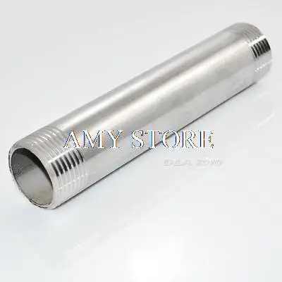 

BSP 1/2 "Male x 1/2" Male 304 нержавеющая сталь Резьбовая труба штуцер SS304 L 150 мм