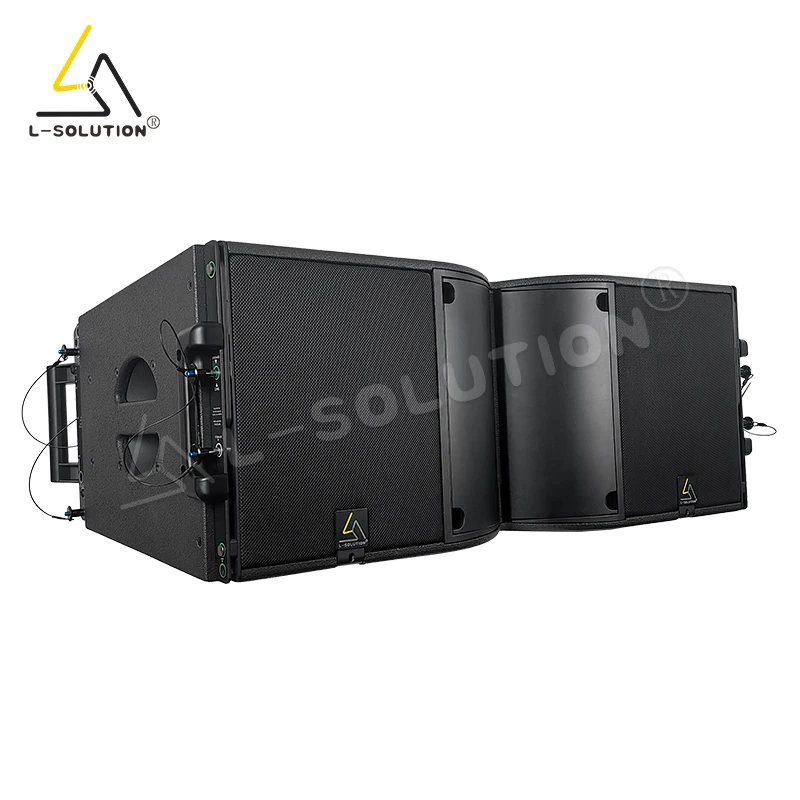 K212-A Active Dual 12 Inch Two Way Line Array Speakers Powerful DJ Outdoor Loudspeakers Sound System Line Array Speaker