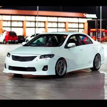 適用於豐田卡羅拉 07-10 11-13 款的前後唇側裙改裝新款未噴漆汽車擾流板車身套件汽車配件 10 最佳銷售 豐田卡羅拉車身套件 - №6