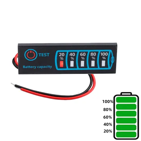 1S-8S 18650 리튬 이온 Lipo 리튬 5-30V 납 산성 배터리 레벨 표시기 테스터 LCD 디스플레이 미터 모듈 용량 전압 측정기