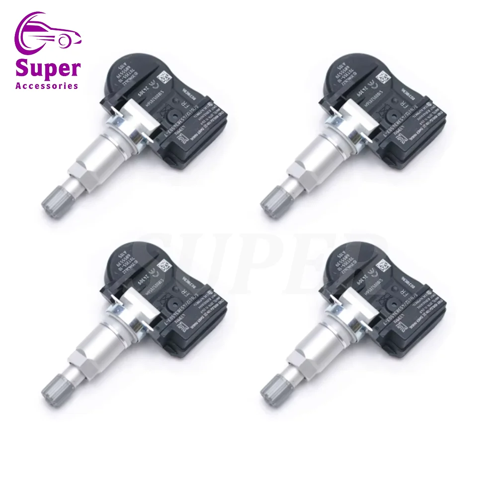 

4Pcs 315Mhz New TPMS Tire Pressure Monitoring Sensor For Jaguar 04-15 Xf Xfr X-Type Xk Xkr Xj8 Xjr C2C41656 4H231A159CE YB06T1D