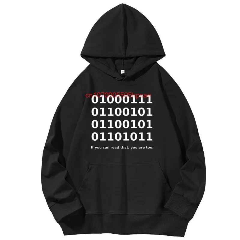 Programmer Geek Binary Ascll Funny Graphic Hoodies Spring Autumn New In Hoodies Sweatshirts Long Sleeve Unisex Sports Sweatshirt