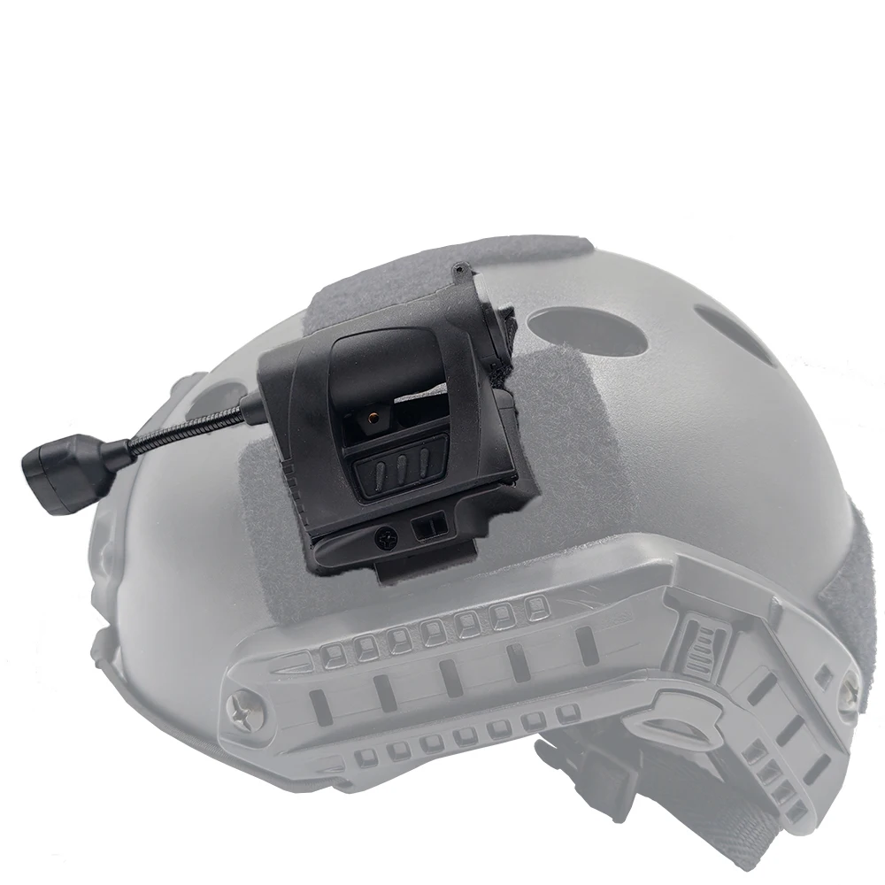 Imagem -04 - Led Tactical Helmet Light Lanterna Iluminação Noturna ao ar Livre Laser Caça Militares Ciclismo Pesca Lâmpada do Capacete Modos