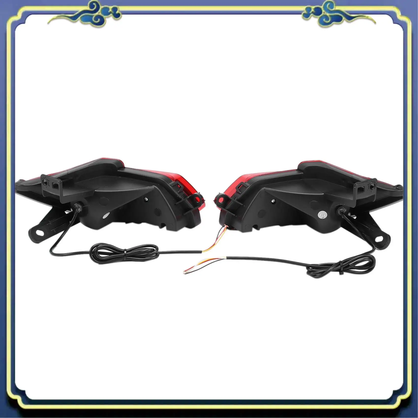 

AU16-Rear Bumper Tail Light Assembly 3 Functions Braking Light For Toyota Vios 2016-2019