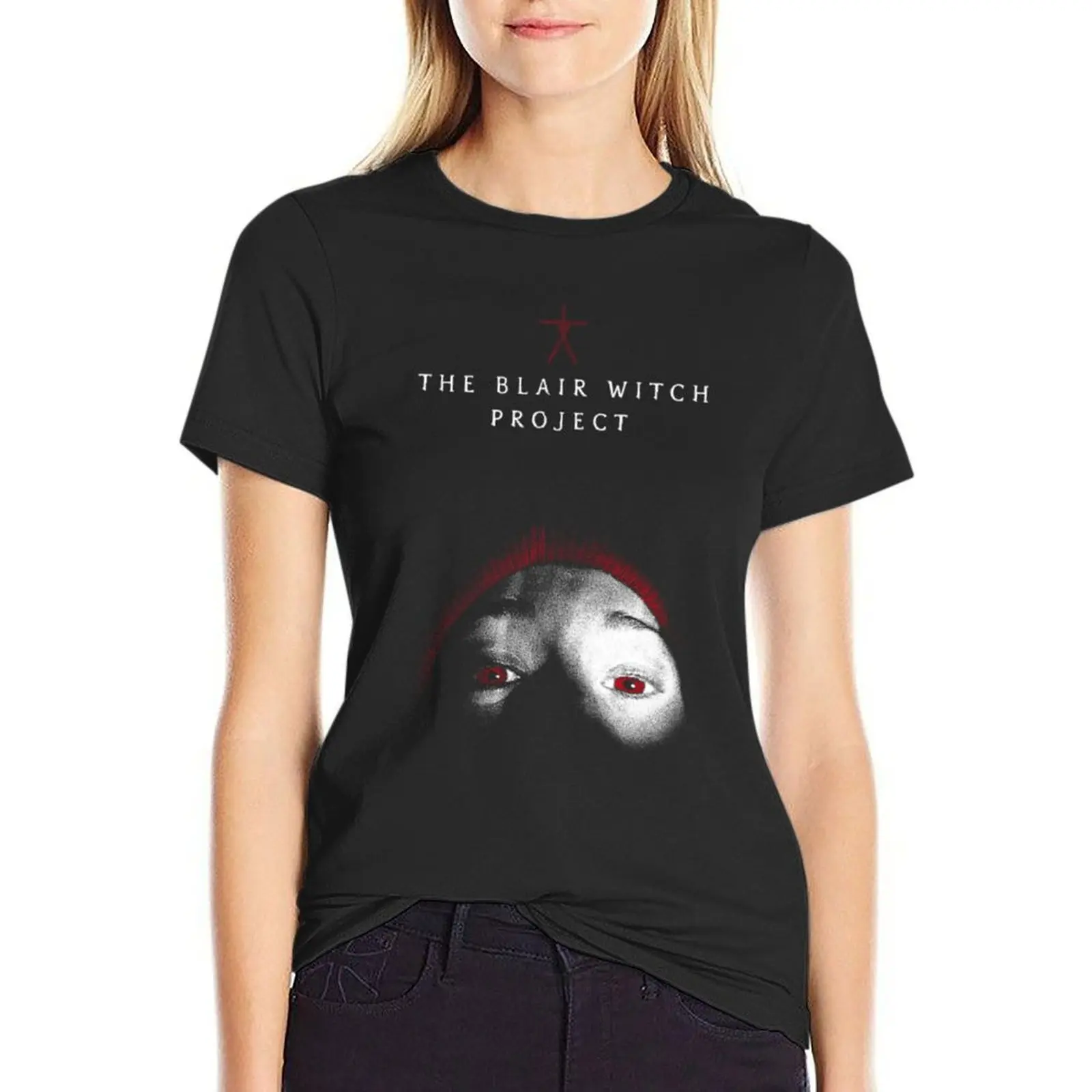 

The Blair Witch Project T-Shirt Short sleeve tee plus size tops heavyweights t-shirts for Women loose fit