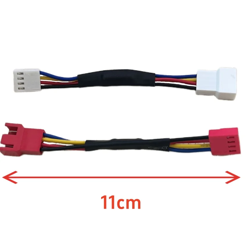 1PC Fan Resistor Cable  4Pin Male to 4Pin Female Connector Reduce PC CPU Fan Speed Noise Resistor Slow down Cables
