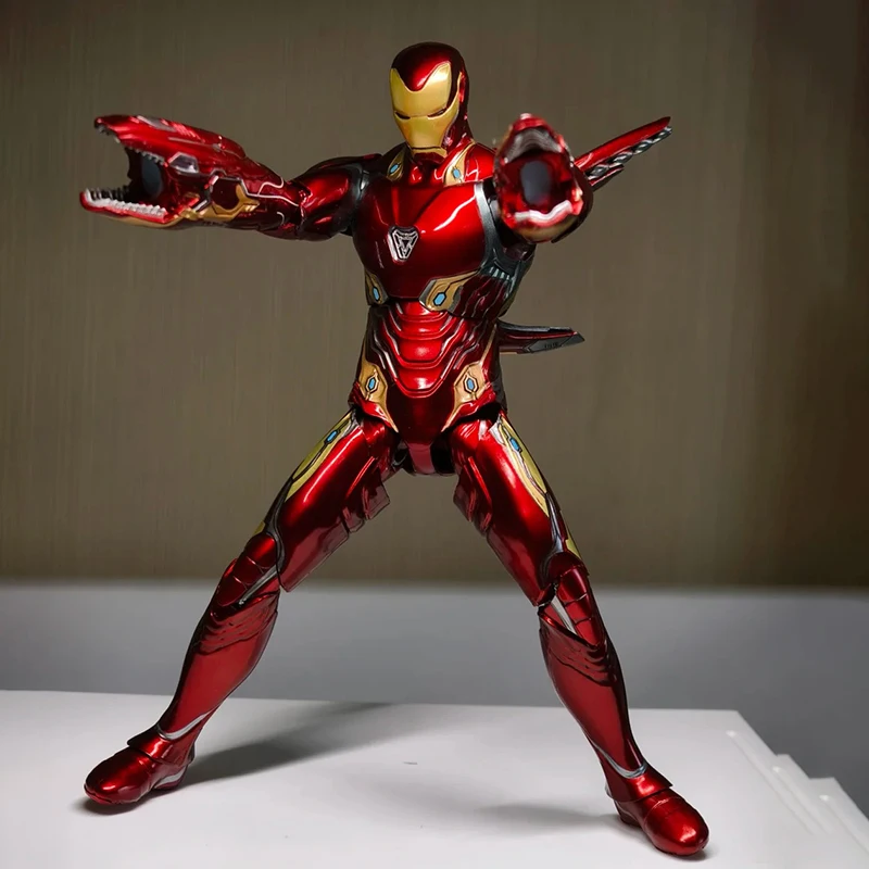 ZD Marvel Avengers Toys Iron Man MK50 Weapon Accessory Scene Set Action Figure Movable Model Pvc Action Toy Boy Surprise Gifts