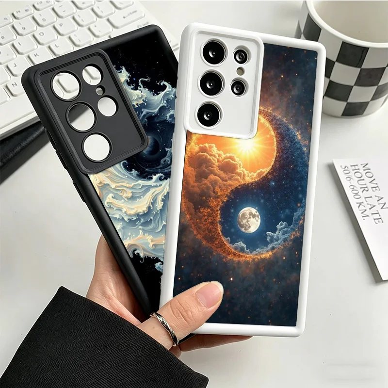Balance of Elements The Eternal Yin-Yang Phone Case For Samsung S25 Ultra S26 S23 FE S22 Galaxy S21 S20 Plus S24 FE Cover Coque
