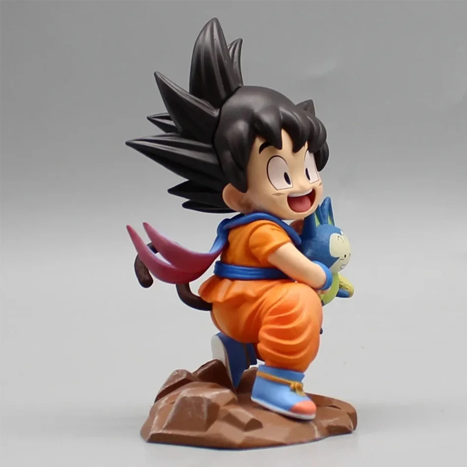 Figurines Goku 15cm Dragon Ball enfance Goku embrasser Pura série modèle PVC Collection décoration Statue GK cadeau de noël