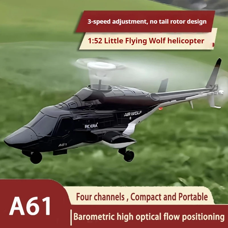 

A61 RC Вертолет 2,4G 6-Aixs Гироскоп 4CH Удержание высоты Оптический поток Бесщеточный пульт дистанционного управления Вертолет Игрушки для детей и взрослых