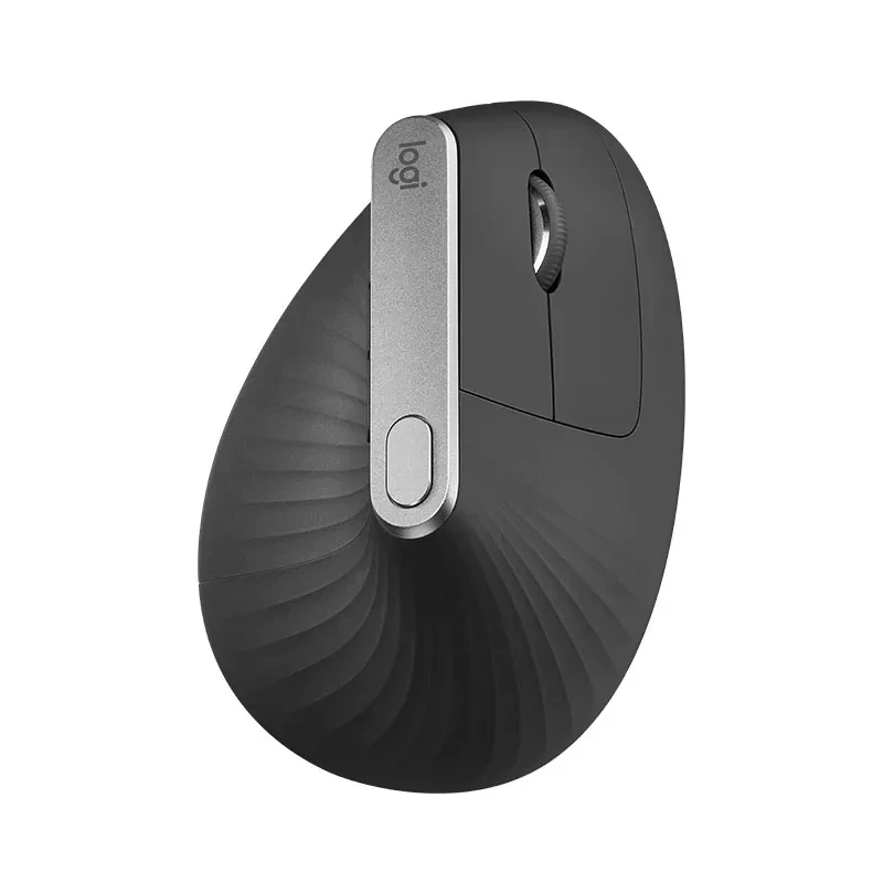 ماوس Logitech MX اللاسلكي العمودي - تصميم مريح يقلل من إجهاد العضلات، ويحرك المحتوى بين 3 Windows وApple Computer