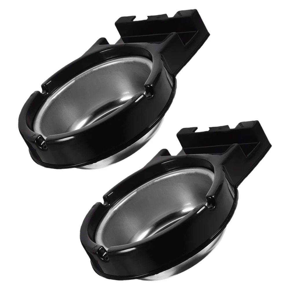 

2pcs Wall Mounted Ashtray Stainless Steel Butt Container Home Bar Bathroom Commercial Spacesaving Design Shower