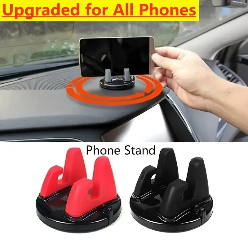 360° Rotatable Mobile Phone Holder Car Bracket Non-Slip GPS Navigation Car Mount Stand Support in Car Universal for All Phones