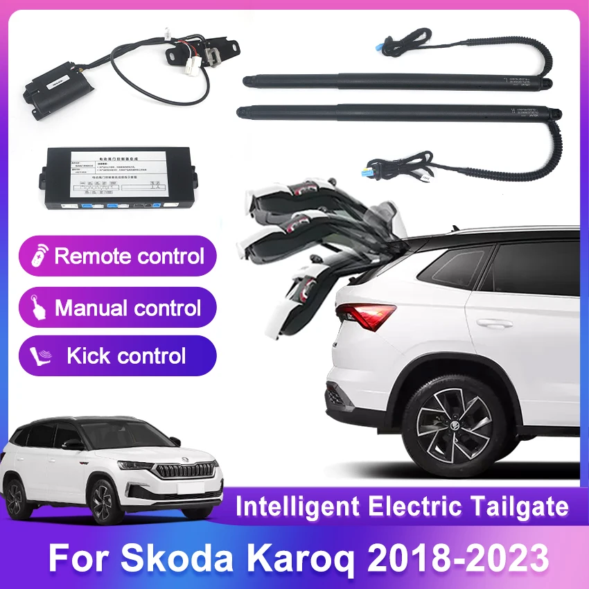 Electronic Auto Trunk Lift Car Electric Tailgate Liftgate Drive Foot Kick Sensor For Skoda Karoq 2018-2023 Rear Door Power Kit