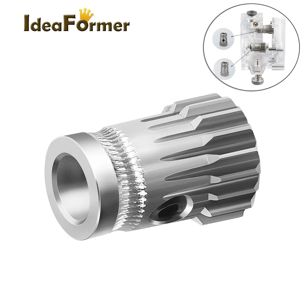 

IdeaFormer 3D Printer Parts DDB Dual Drive Gear for DDB Double Gear Extruder for Prusa i3 3D Printer Gear Bowden Extruder