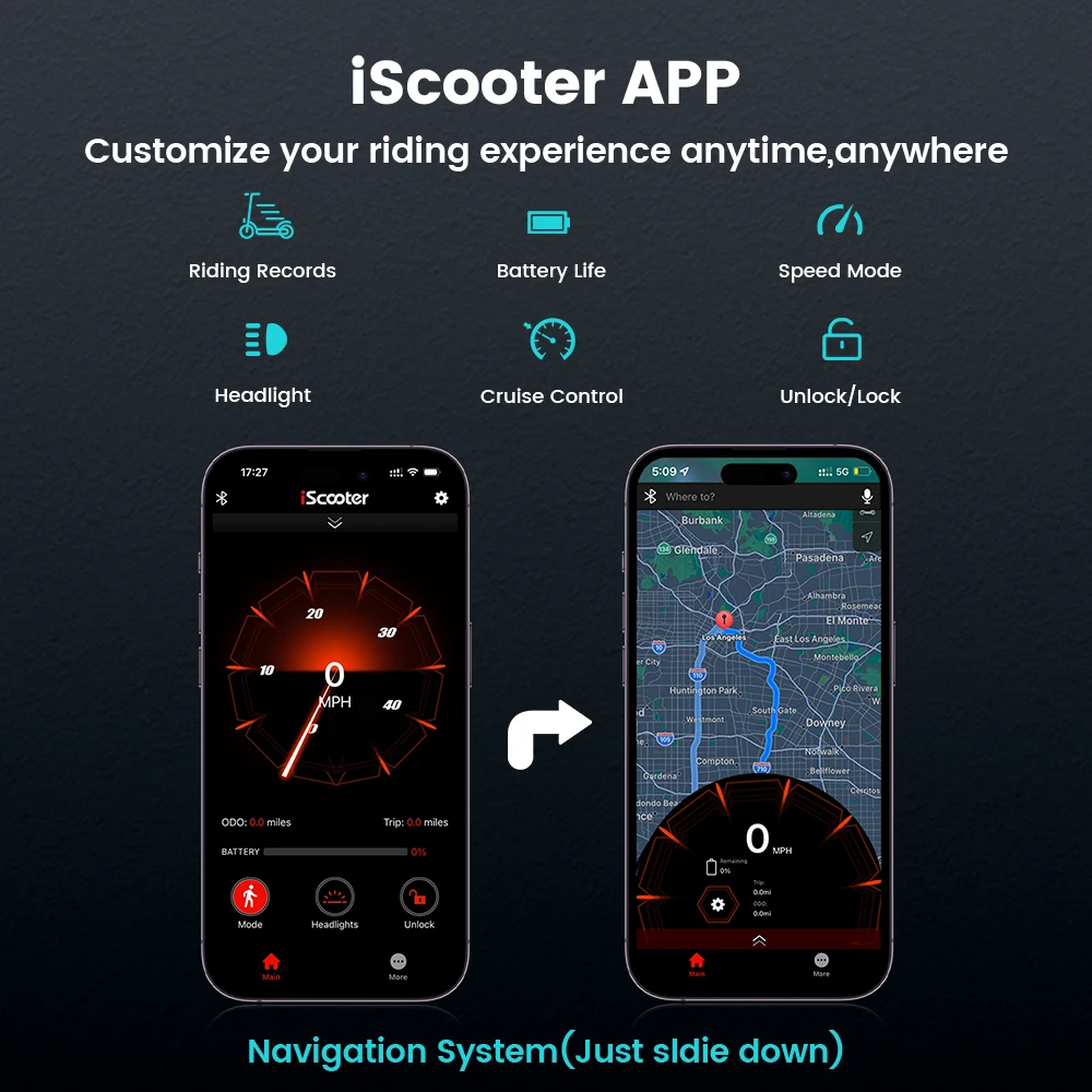 IScooter i10 Pro Elektroroller 800W Motor E-Scooter 48V15AH Hochleistungs-Lithiumbatterie unterstützt APP-App, Höchstgeschwindigkeit 45KM/H, maximale Reichweite 60KM, 10 Zoll Luftreifen, brandneu, original, direkt ab Werk. – Detail 11