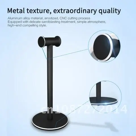 

Aluminum Alloy Universal Headphones Stand Holder Detachable Gaming Headset Bracket Earphone Display Rack Stable Durable Metal