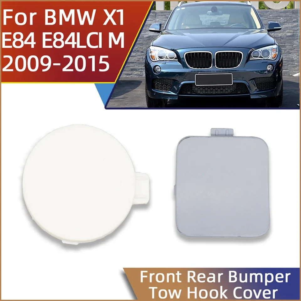 

Front Rear Bumper Towing Hook Cover Cap For BMW X1 E84 E84LCI M 2009 2010 2011 2012 2013 2014 2015 Painted Decoration Shell