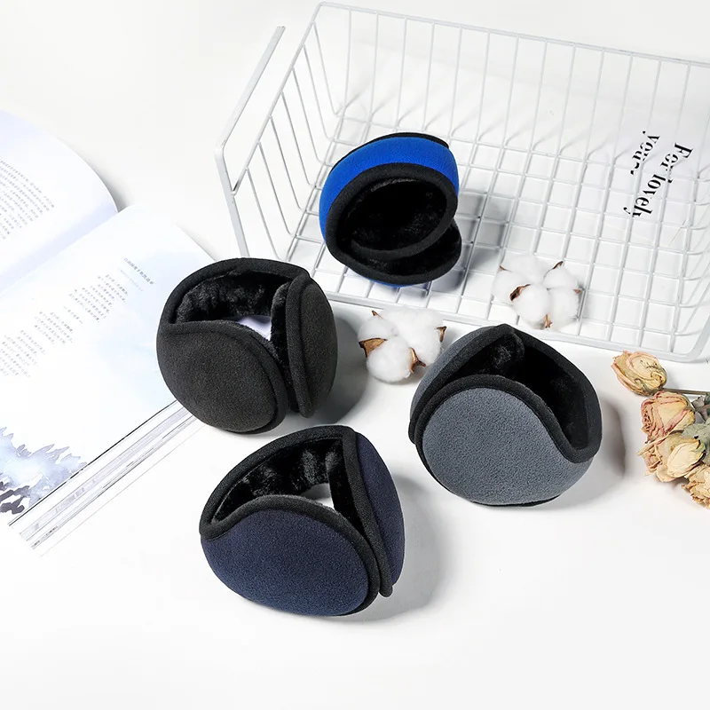 Windproof Earmuffs Men Women's Ear Warm Protector Thicken Plush Winter Warm Fleece Earmuff Outdoor Cycling Warmer Soft Ear Muffs